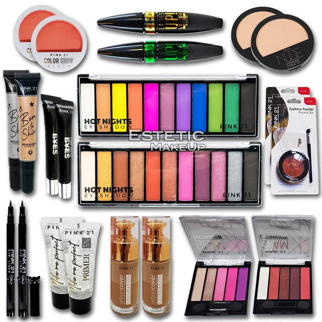 Combo Maquillaje Profesional Nº18 Estetic Make Up 8152