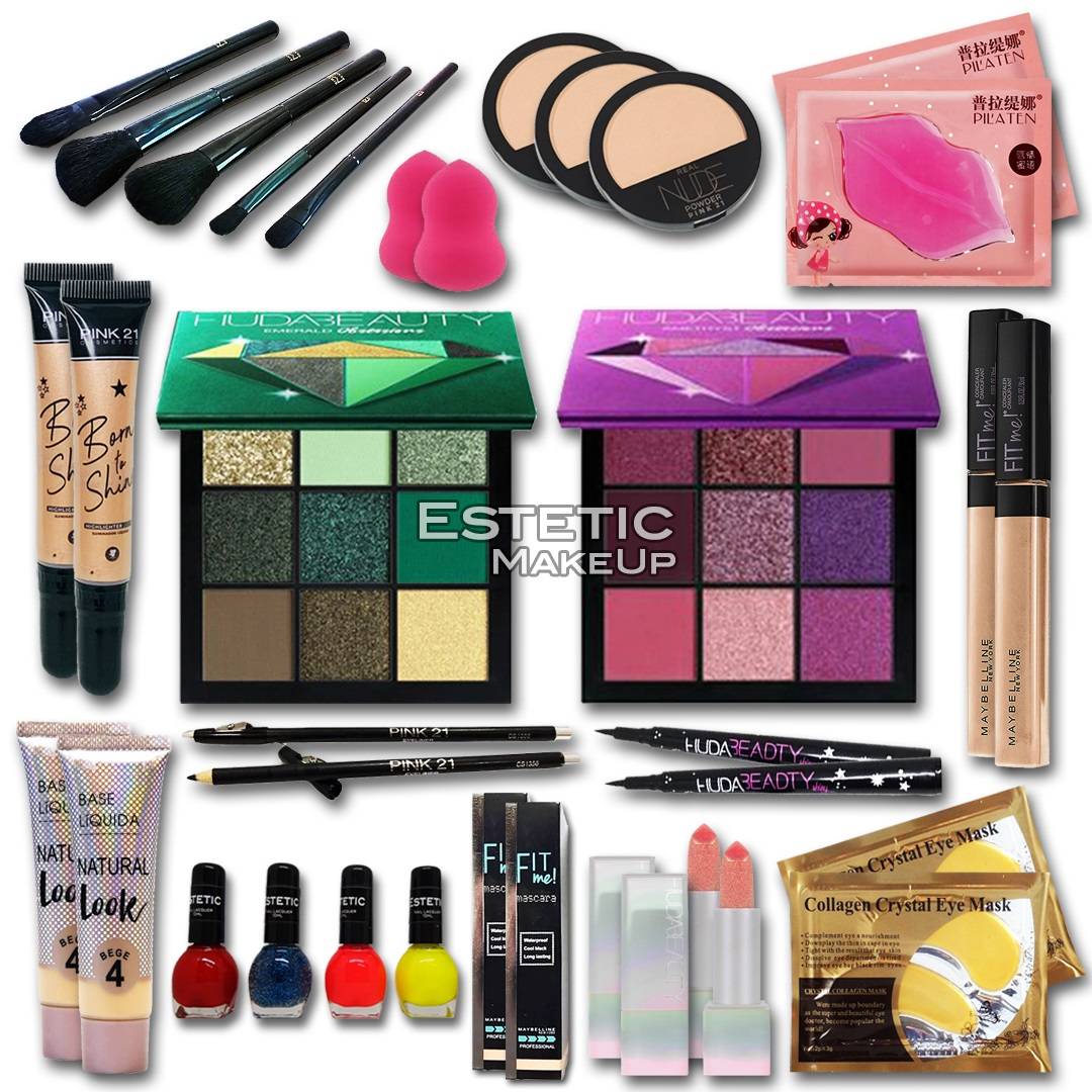 Combo Maquillaje Profesional Nº14 Estetic Make Up 6833