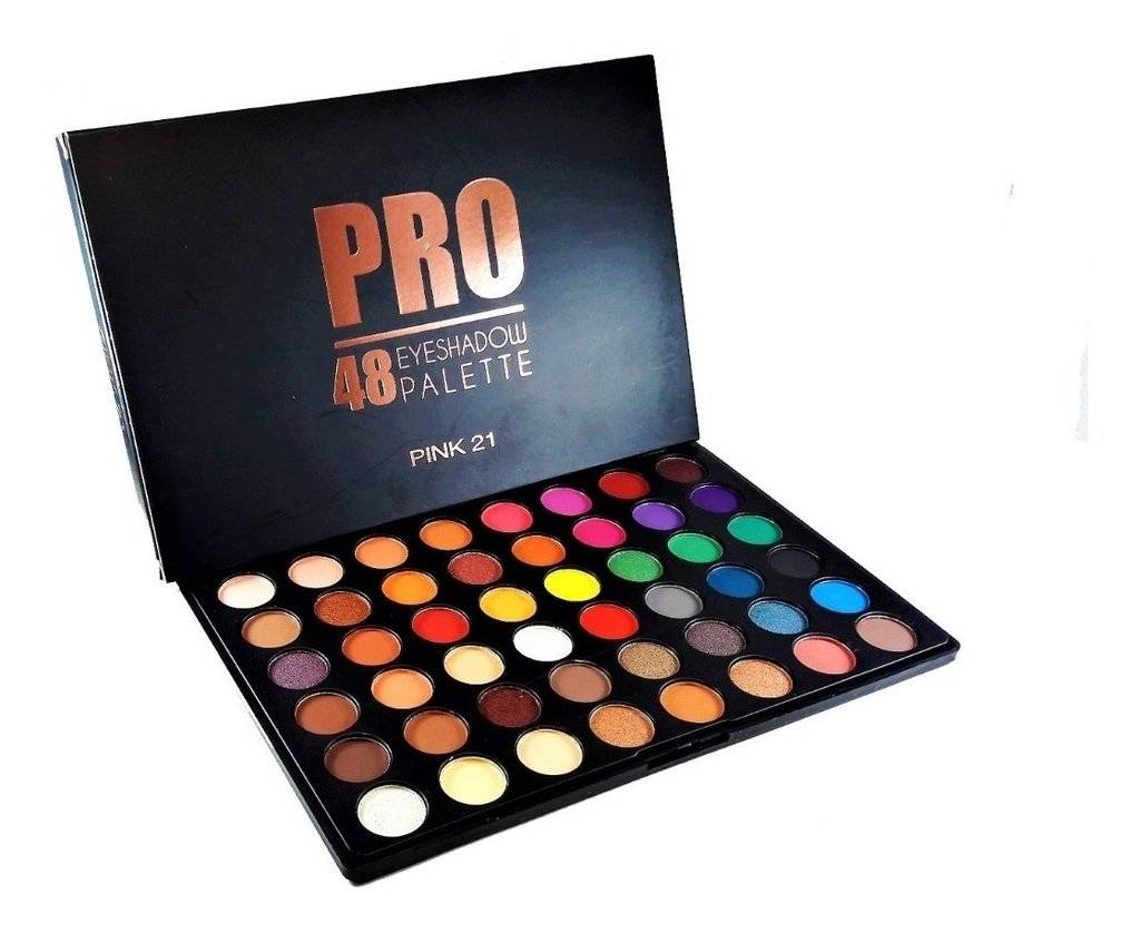 Paleta Sombras Pink 21 Pro 48 Colores | Estetic Make Up